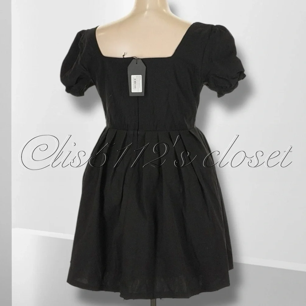 Disturbia Ingrid Embroidered Hand Applique Babydoll Corset Mini Dress Size 14 1X - Picture 9 of 16